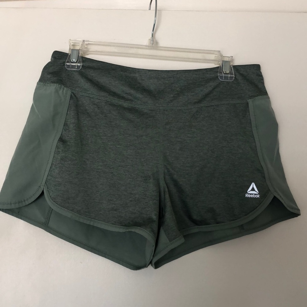 Green Reebok shorts
